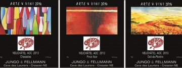 Etiquettes commémoratives Arte Vini 2104 Photo: Cave des Lauriers