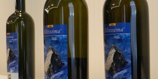 Cuvée Altissima: élevé sous glace