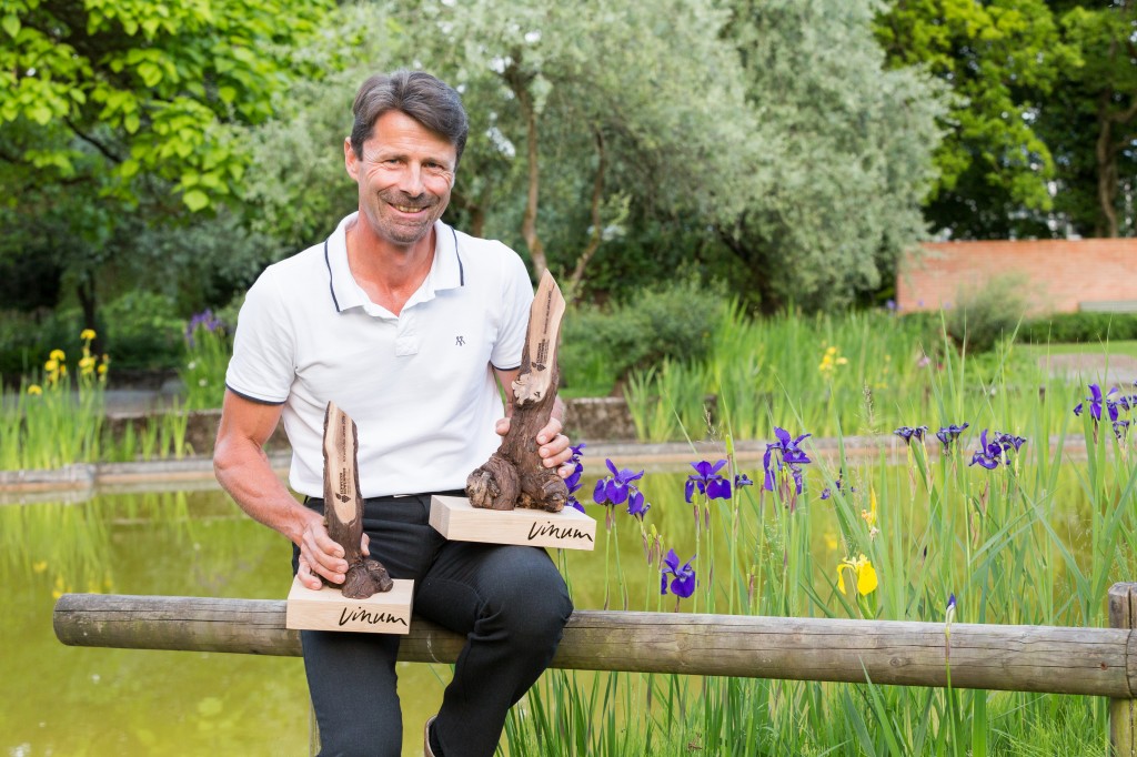 Roland Lenz, vainqueur du Prix "Vigneron bio Suisse 2015" VINUM / Carlos Ugarte