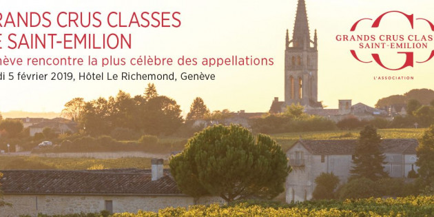 Les Grands Crus de Saint-Emilion à Genève